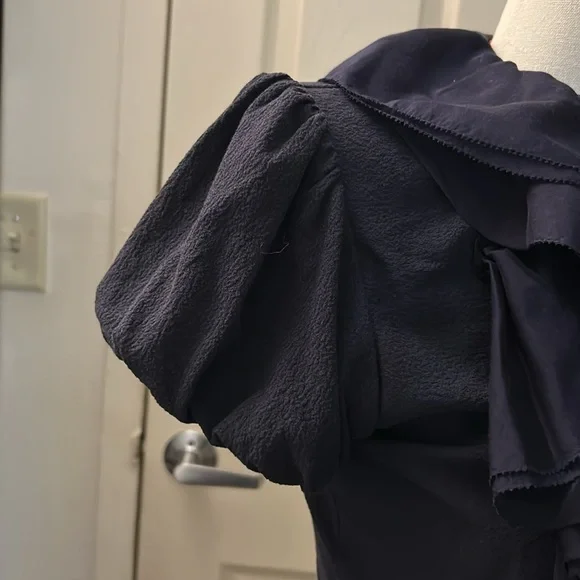 Ralph Lauren Midnight Blue Blouse Size Small - Picture 6 of 14